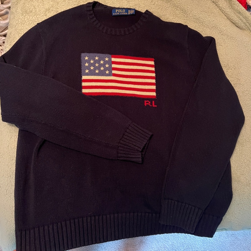 Polo by Ralph Lauren Dark Blue Crewneck Sweater